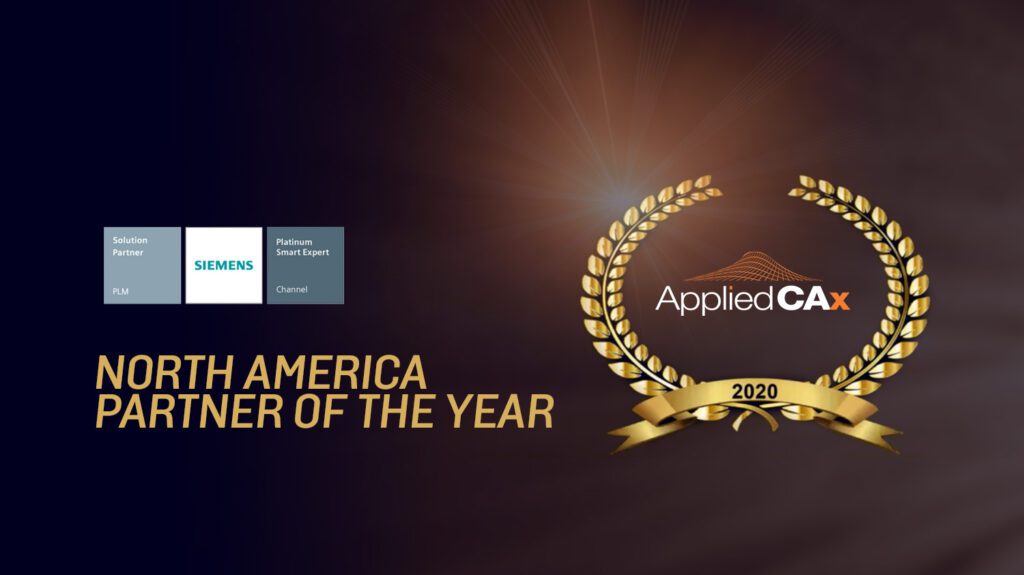 Applied CAx recognized by Siemens as North America Partner of the Year