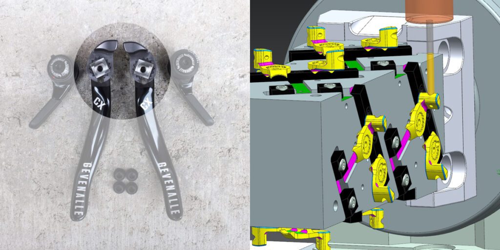 Marching orders for cyclocross shifters come from off-axis drilling
