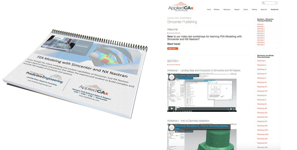 Video-based Online Training: FEA Modeling with Simcenter 3D and Simcenter Nastran