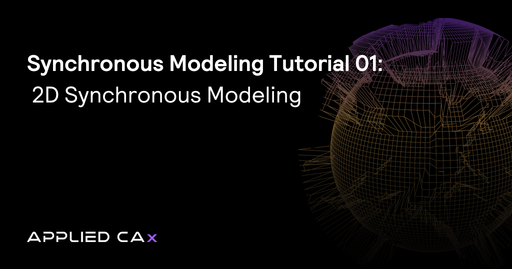 Synchronous Modeling video tutorial 01: 2D Synchronous Modeling