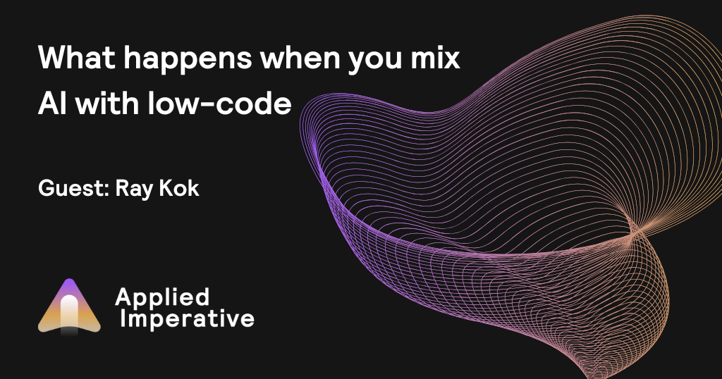 What happens when you mix AI with low-code