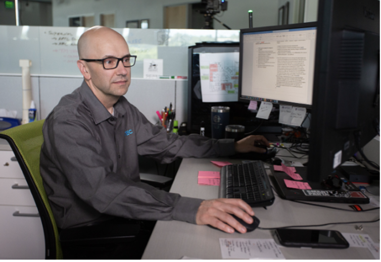 AeroTEC engineer working