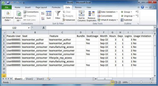 reporting license usage for teamcenter 05